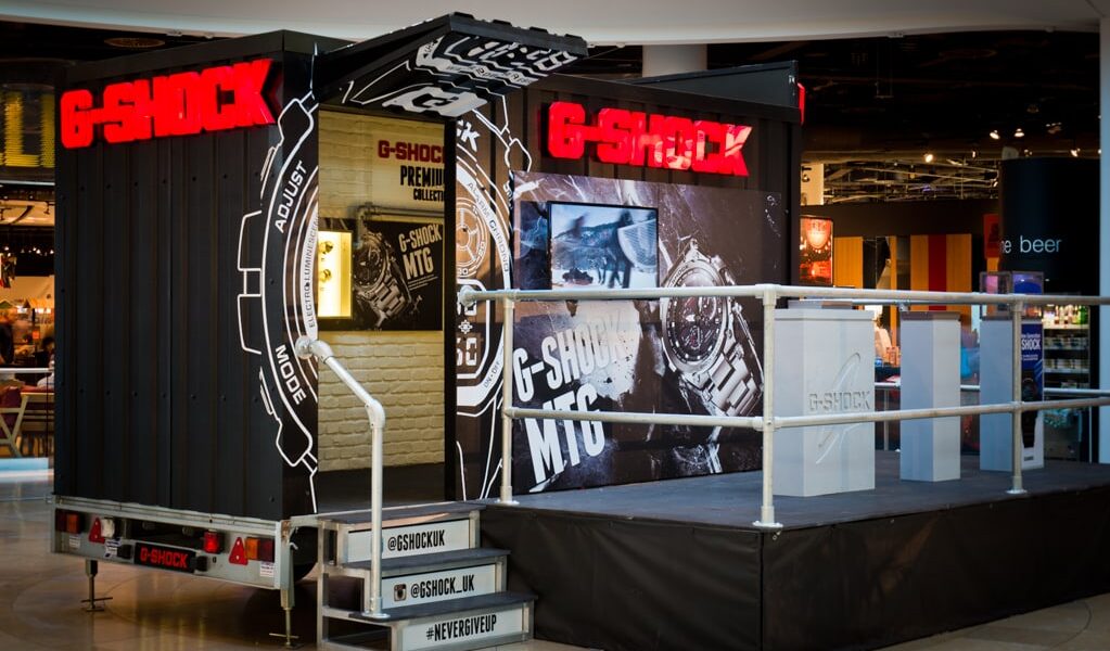 G shock pop up store