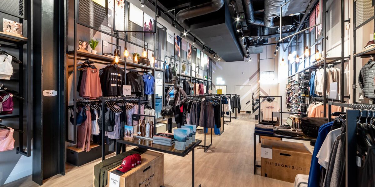 Adidas branded shop in london