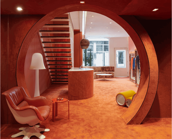 maximalist interior store design - Stieglitz Amsterdam