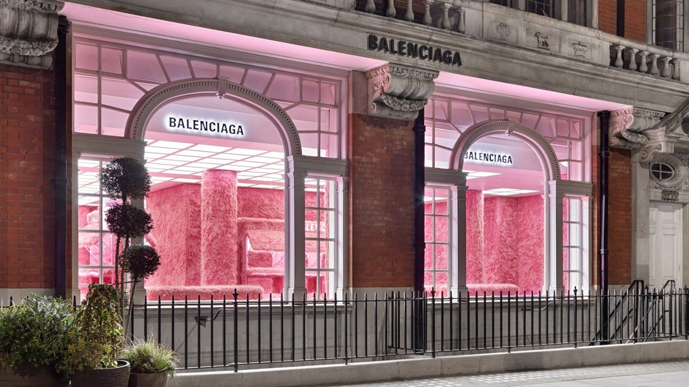 Balenciaga — Mount St. London Interior Store Design