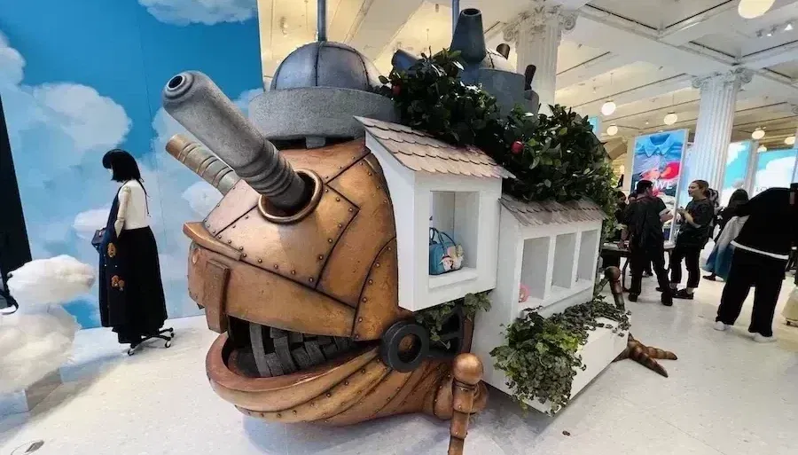 Loewe x Howl’s Moving Castle, Selfridges corner shop, London